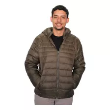 Jaqueta Nylon Puffer Masculina Capuz Removivel Forro Pelucia