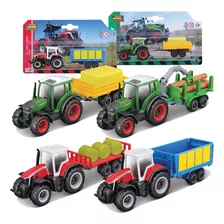 Tractor + Trailer De Juguete Maisto Mini Work Machines 1 Ud