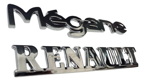 Emblemas Renault Megane Bal Autoadhesivos Cromados  Foto 2