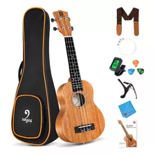 Vangoa Ukelele Soprano - Kit De Ukelele Hawaiano Acustico De