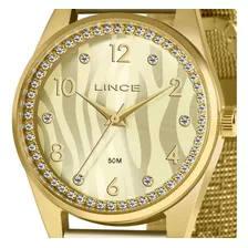 Relógio Lince Feminino Dourado Lrgj137l C2kx