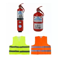 Matafuego 1 Kg + Chaleco De Seguridad Reflectivo