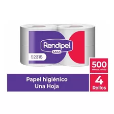 Papel Higiénico Industrial Rendipel Max 4*500 Mts Cod 52315