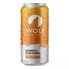 Bebida Energizante De Mango & Durazno Sin Azucar Wolf 473 Ml