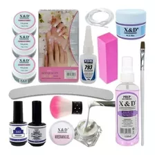 Kit Para Alongamentos Unha Gel Xed Fibra De Vidro Completo