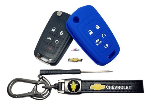 Funda Llave Chevrolet Camaro Equinox Malibu 5 Boton Llavero Foto 8