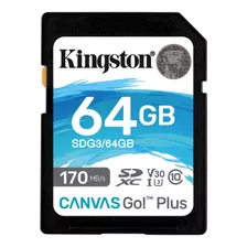 Tarjeta De Memoria Sd Kingston Canvas Go! Plus 64gb