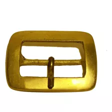 Hebilla Cinturon Bronce Rectangular