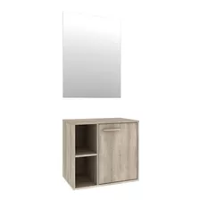 Mueble Baño + Bacha + Espejo Anne