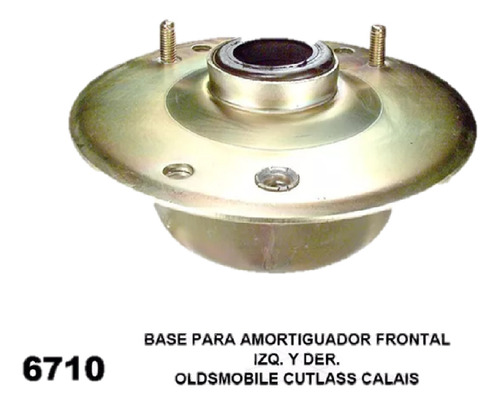 Base Amortiguador Frontal Cutlass Calais 85-91 (6710) Foto 3