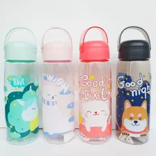 Botella De Agua Plastico Infantil Escolar