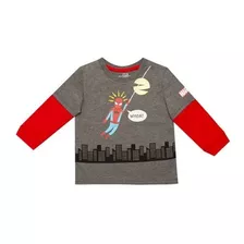 Polera Niño Marvel Whoa Spiderman