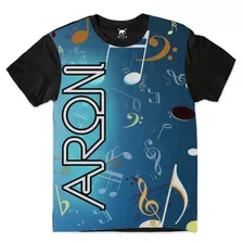 Kit 2 Camisetas Aron Music Moda Street Wear