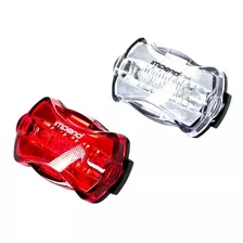 Luz Delantera Y Trasera Blanca Y Roja Jy-004 Para Bicicleta