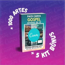 Pack Canva - Gospel Jovens De Fé +bônus+1000artes