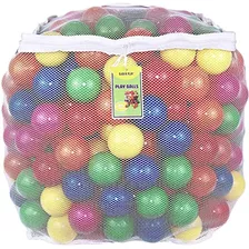 Bolas Plásticas 400uds D: 5,84cm C: Multicolor Bolsa Malla