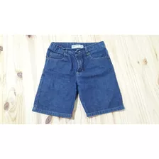 Short Bermuda De Jean Talle 10 Azul