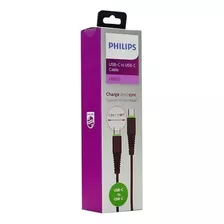 Cable Philips Usb Tipo C A Tipo C 1.2mts