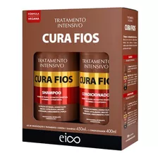  Shampoo/condionador Cura Fios Eico 450ml