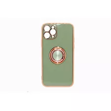 Carcasa Para iPhone 11 Pro Lujosa Con Anillo