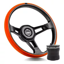 Volante Esportivo Bombardier Alcantara Lowv Suede Laranja