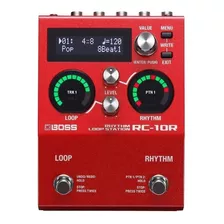 Pedal De Efecto Boss Rhythm Loop Station Rc-10r Rojo