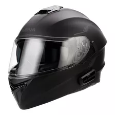 Outforce - Casco Inteligente De Cara Completa (negro Mate, X