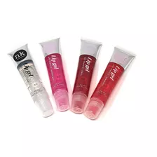 Paquete De 4 Gel Labial Nicka K (transparente, Fresa, Cerez.