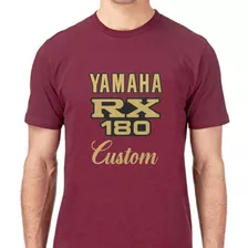 Camiseta Camisa Moto Yamaha Rx 180 Custom 1981 100% Algodão