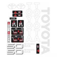 Kit Calcomanías Montacarga Toyota, Adhesivos.