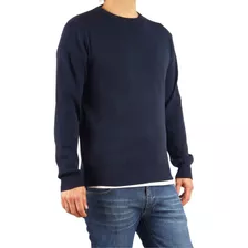 Sweater Tejido Hombre Cuello V Soft. Hilo S A Xl 