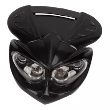 Faro Frontal De Motocicleta Con Carenado, Faro Doble De 12 V