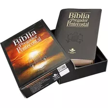 Bíblia Do Pregador Pentecostal | Arc | Capa Luxo Preta | Box