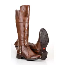 Bota Montaria Em Couro Nobre Cano Alto 4country Ref. 3058