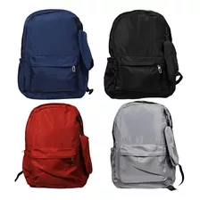 Mochila Bolsa Feminina Reforçada Grande Escolar Preta Kit