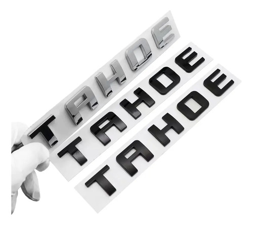 Para Compatible Con Chevrolet Tahoe Emblemas Abs Equipaje Foto 2