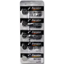 Bateria 357/303/sr44sw/sr44w Energizer 05 Unidades Original