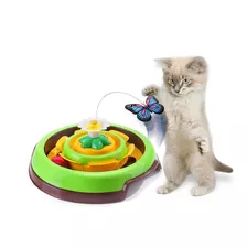 Brinquedo Intuitivo P/ Gatos Truqys Pet Cat - Spin Borboleta