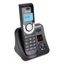 Teléfono Inalámbrico Dect 6.0, Con Contestadora | Tel-2480 Color Negro