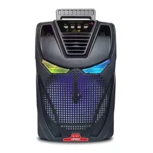 Parlante Robot Portátil Bluetooth Fm Sd Usb Luces Micrófono