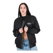 Campera Bomber Mujer Reversible Impermeable Oldtown Polo