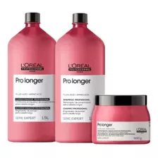 Kit L'oreal Pro Longer Shampoo E Condi 1.5l E Máscara 500gr