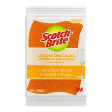 Esponja Scotch-brite Cozinha Não Risca Laranja