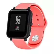 Malla Reloj Silicona Con Hebilla Smart Watch 22mm Gtr Imilab Ancho 22 Mm Color Rosa Chicle