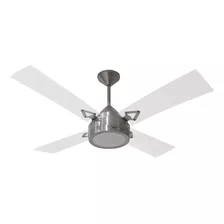 Ventilador De Techo Con Luz De Acero Inoxidable Windlux 185