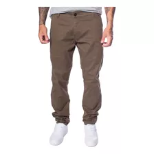 Calça Masculina De Sarja Hmo Jeans Reta Verde Escuro