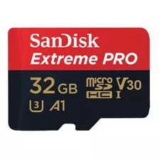 Cartão Micro Sd Sandisk Extreme Pro 32gb 100mb/s