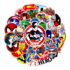 Calcomaniasstickers Super Heroes Vintage Pack 50 Unidades