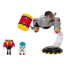 Playset Sonic Egg Mobile Battle Set The Hedgehog Candide