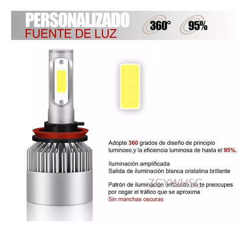 9005 H11 Kit De Focos Led 12000 Lm Para Ford Foto 7